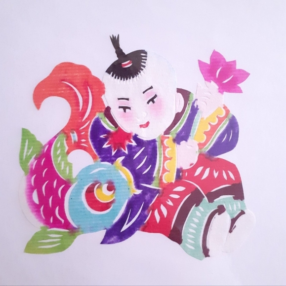 Chinese Folk Art 8 Set Papercuts Artist Book - Picture 4 of 11